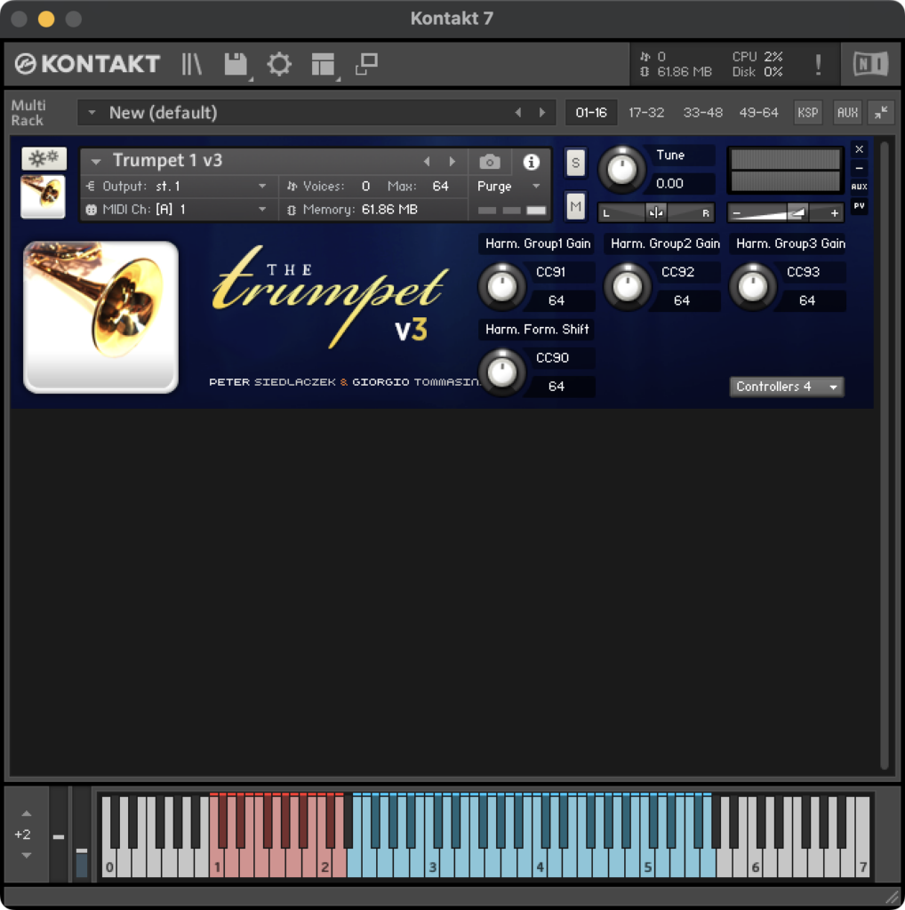 Sample Modeling - Brass Bundle 50 GUI - Timbral Shaping