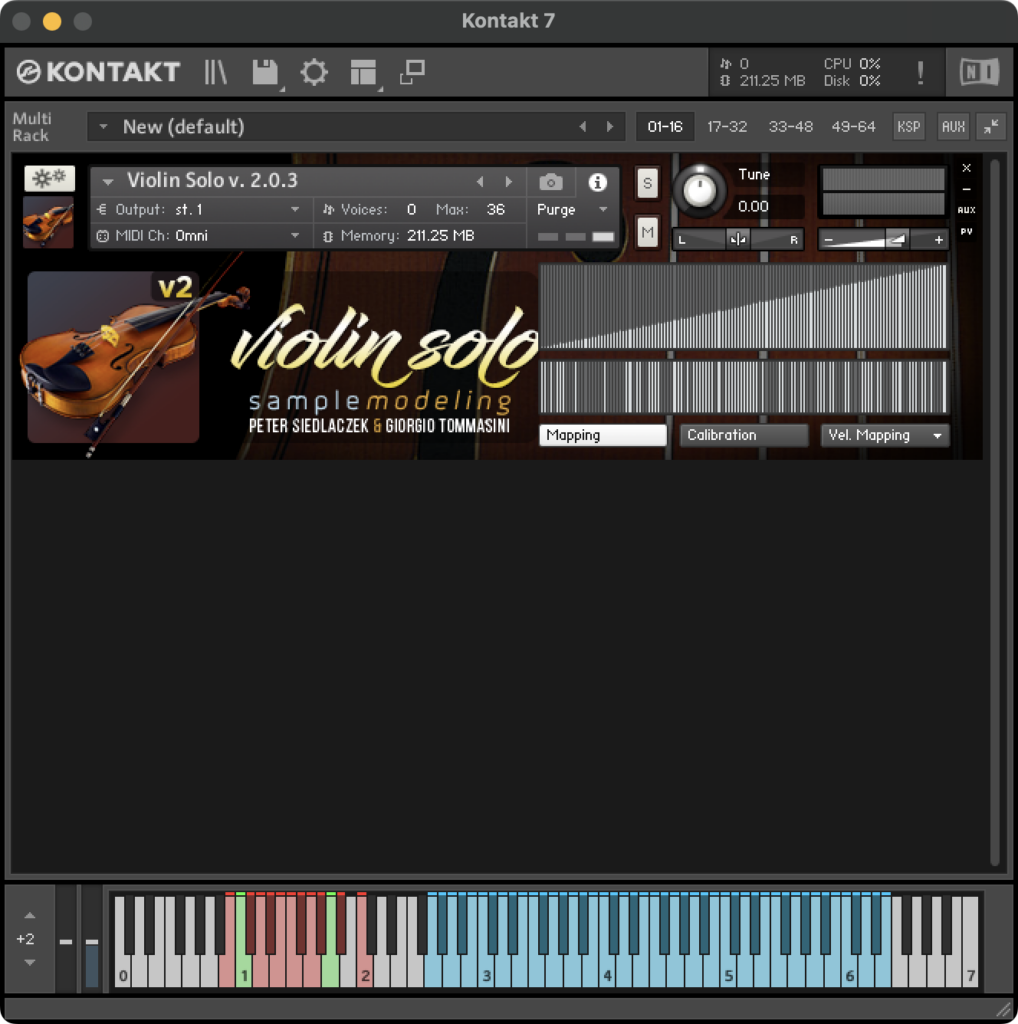 GUI - Solo Violin - Velocity Remapping